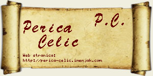 Perica Ćelić vizit kartica